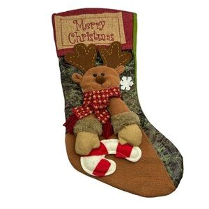 Reindeer‎ Christmas Stocking